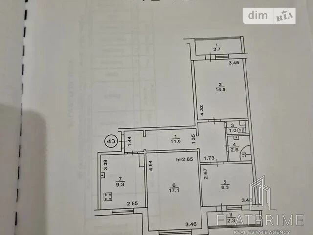 Sale of 3-room apartment 72 sq. m on Zoi Gaidai St. 10 • ID 34661