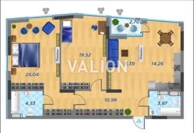 3-room apartment for sale, Kotarbinsky Vilhelma St. 24