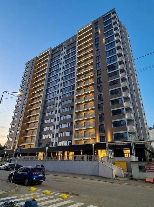 2-room apartment with a view in the Diplomat residential complex, exclusive layout