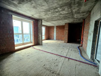 2-room apartment with a view in the Diplomat residential complex, exclusive layout