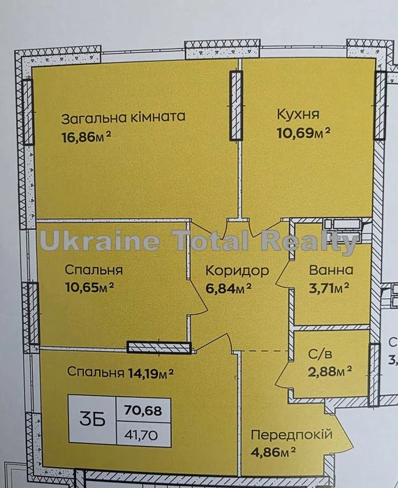 Residential complex Synergy Kyiv! 3-room apartment 70m2! eOselya/Roztermin