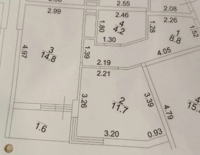 1-комнатная квартира 41 м² ЖК "67 Жемчужина" на Краснова