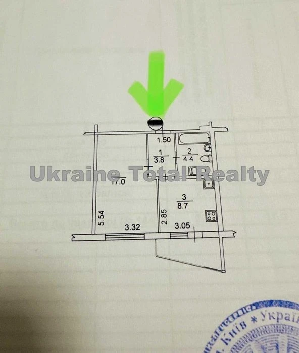 Residential complex Patriotika! 1-room apartment with European renovation! Gm Street
