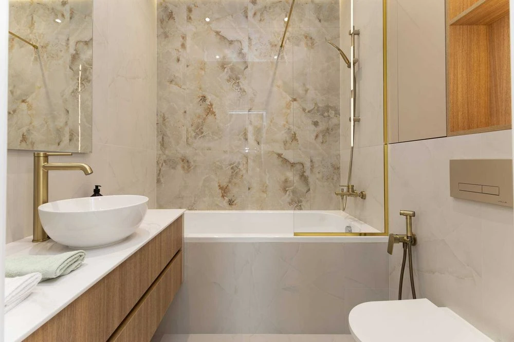 3к квартира 106м² с премиум-ремонтом в Kadorr City (66 Жемчуг