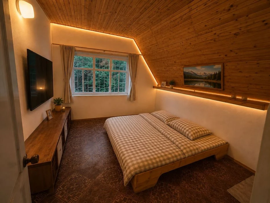 Cottage in a protected area