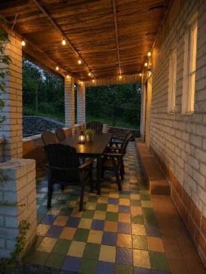 Cottage in a protected area