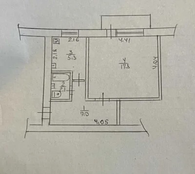 Продаж 1 к. квартири р-н Сєдова.