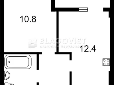 Apartment. Kyiv, Raketna St.