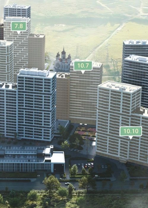 Продам трьохкімнатну квартиру ЖК Варшавський 3, будинок 10.7