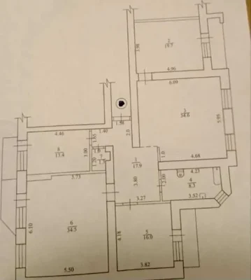 For sale 4-room apartment 150m2 with autonomous heating, Lopatins residential complex