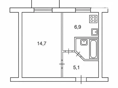 For sale 1-room apartment 29.98 sq. m. on Mrii St. 3 • ID 34644636