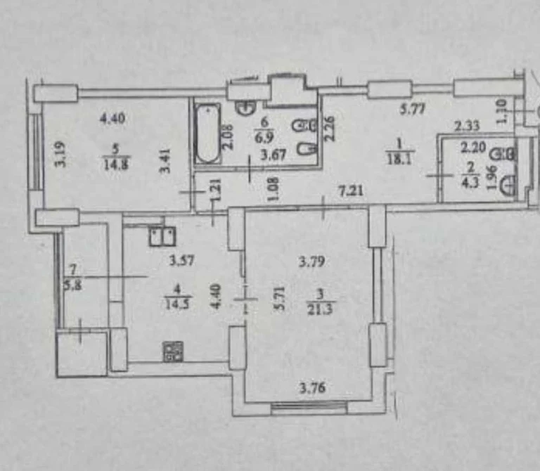 Sale of a 2-room apartment 86 m², Dniprovska Mriya residential complex, HOUSE