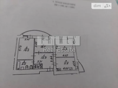 Sale of 3-room apartment 81 sq. m on Volodymyr Ivasyuk Ave. 43G