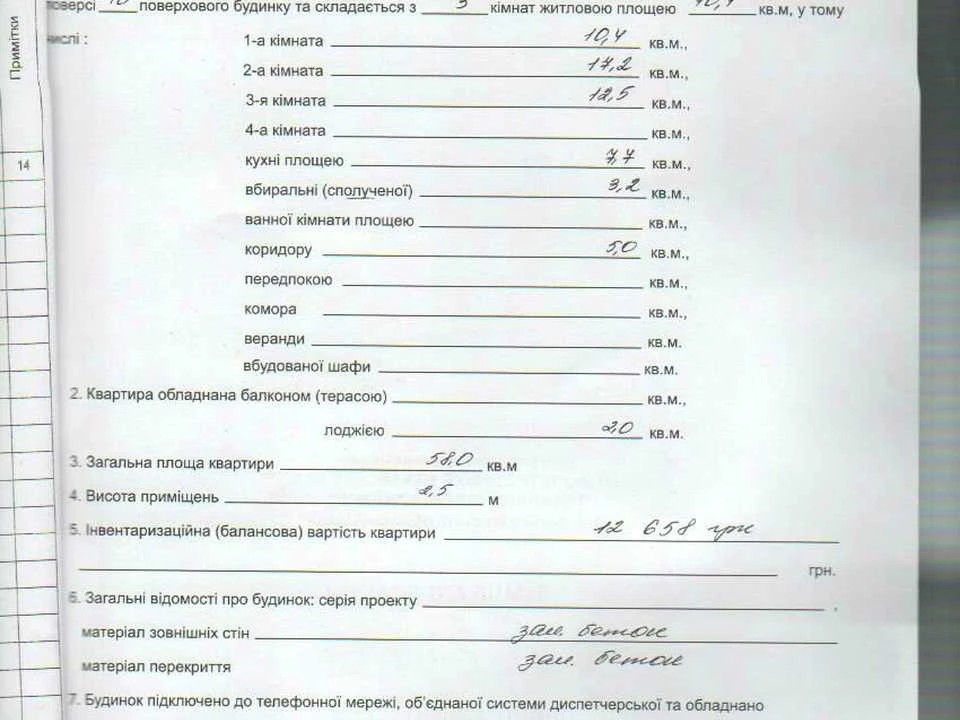 Квартира. Днепр, ул. (Белостоцкого)