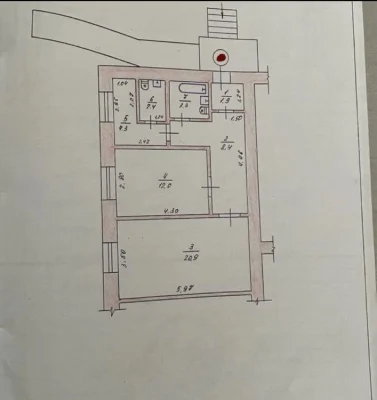 Продаж 2-кімнатної квартири з фасадним входом — район Польов