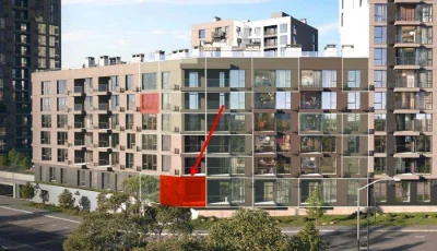 No commission\ For sale 1-room apartment 42m2\ Residential complex Fruktova Aleya, Pod