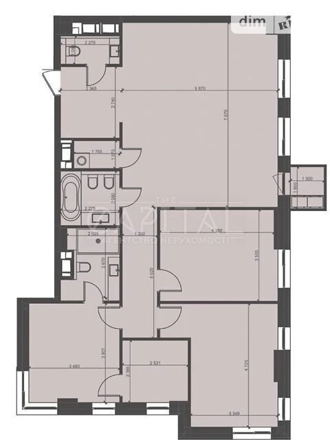 Sale of 4-room apartment 120 sq. m. on Vasylya Tyutyunnyka 43 • I
