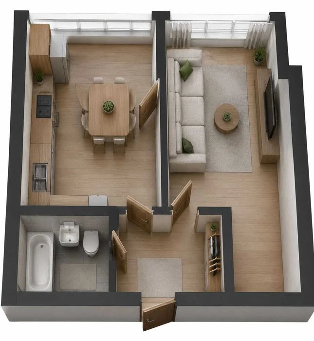 ID-44391 Продаж 1к квартири на Гречанах
