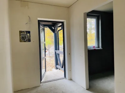 House with finishing touches and heating