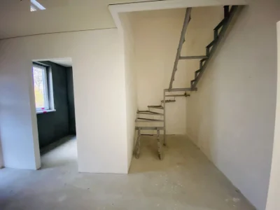 House with finishing touches and heating