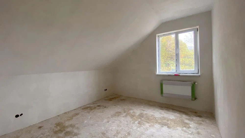 House with finishing touches and heating