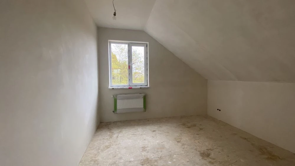 House with finishing touches and heating