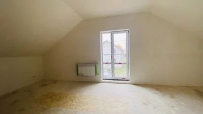 House with finishing touches and heating