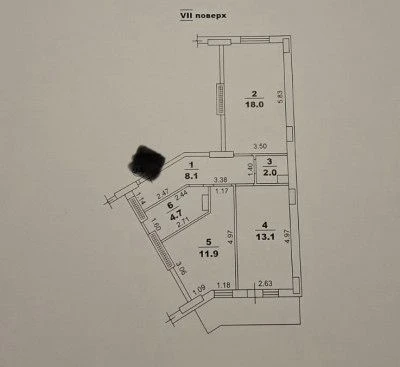 2-комн 60м ЖК Континент Люстдорфская дорога