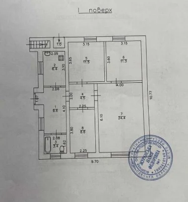 Просторный двухэтажный дом в Хаджибейском районе, ул.