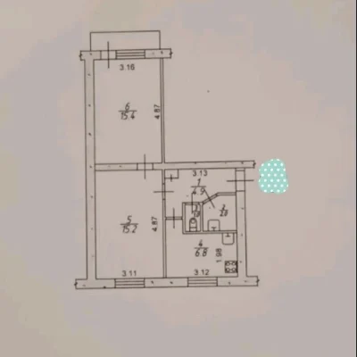 Продажа 2комн квартиры Космос +погреб