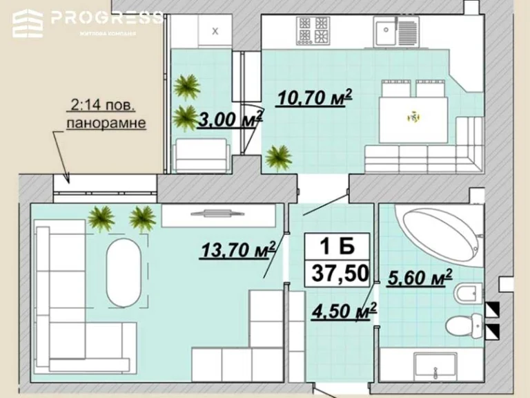 Квартира. Івано-Франківськ, Княгинин вул., (Будинок 18)