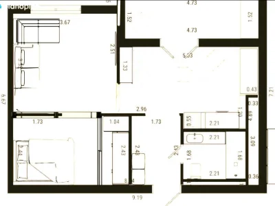 Apartment. Kharkiv, Poltava Shlyakh St., 184a k