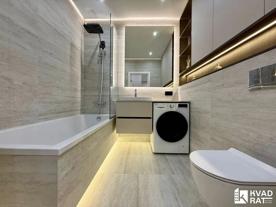 Stylish one and a half-story apartment with high-quality renovation in the Manhattan residential complex! 9 floors