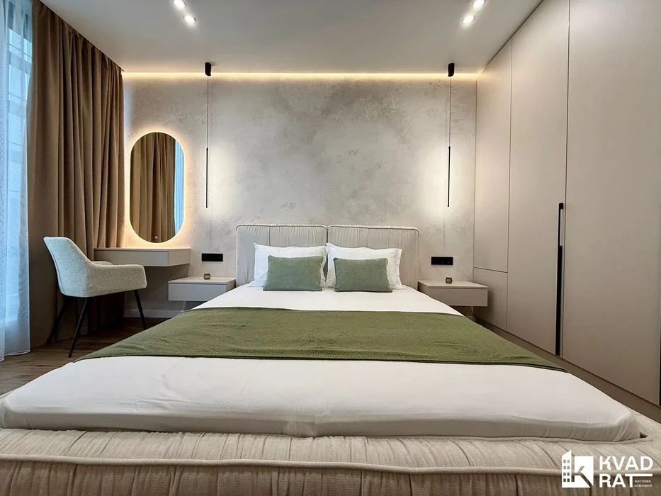 Stylish one and a half-story apartment with high-quality renovation in the Manhattan residential complex! 9 floors