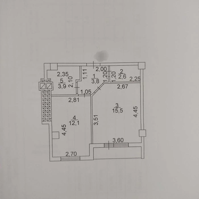 1-комнатная квартира, ЖК «Дом на Новосельском», 386689