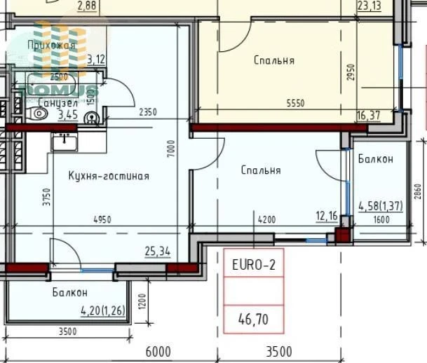 Продам 1 комн в ЖК Пространство на Дачной. 12 ст. Фонтана. Д