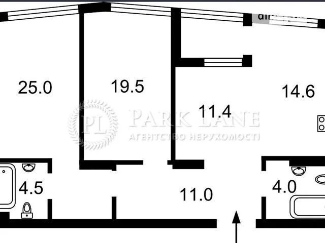 Sale of a 3-room apartment of 93 sq. m on Vilhelma Kotarbinskogo Street