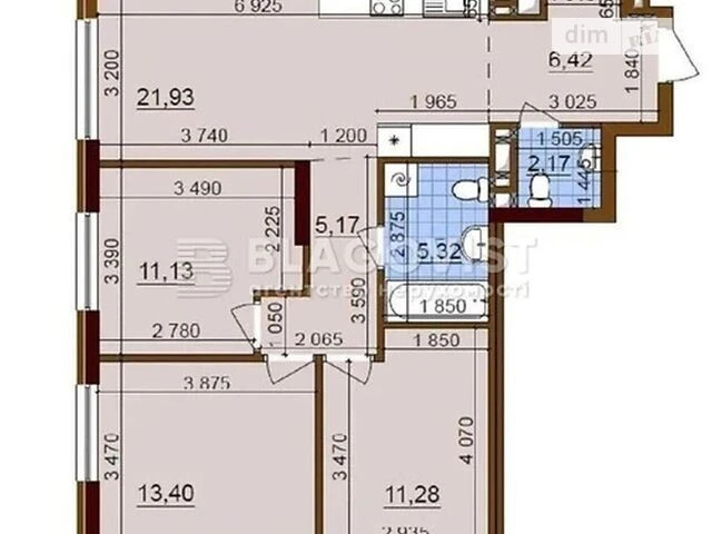 Продаж 3к квартири 77 кв. м на вул. Олександра Олеся 17А • I