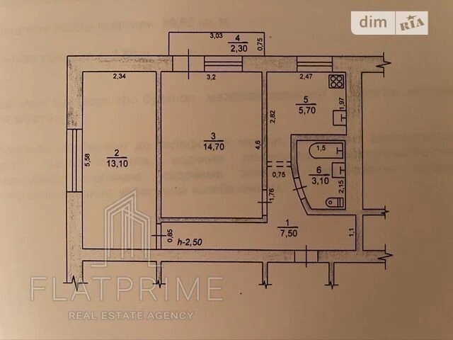 Продаж 2к квартири 48 кв. м на вул. Оболонська 41 • ID 34733