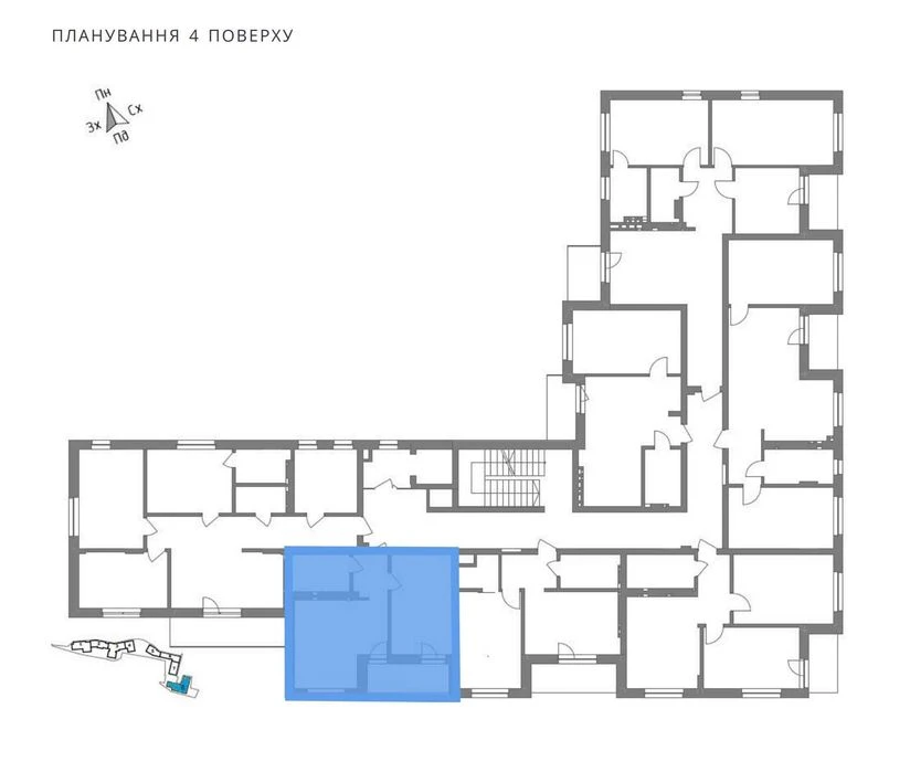 1-комнатная квартира 45.65 м² |ЖК на Лысеницкой