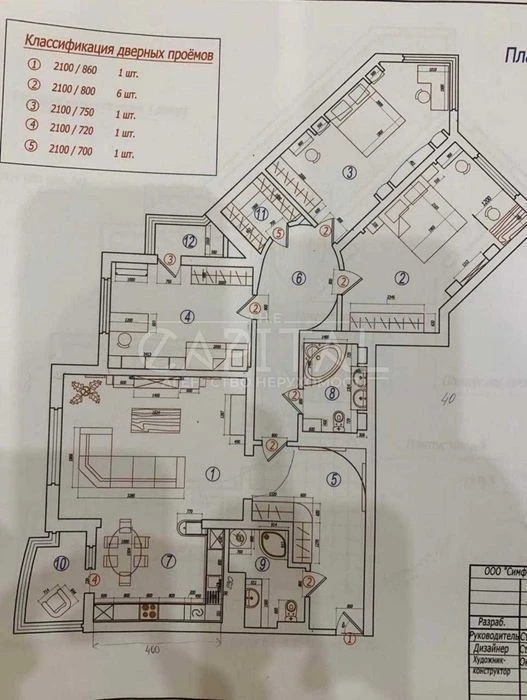 4-room 144m2 apartment for sale on Sribnokilska Street 1