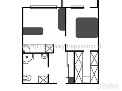 1-room apartment, 45.5 sq.m.