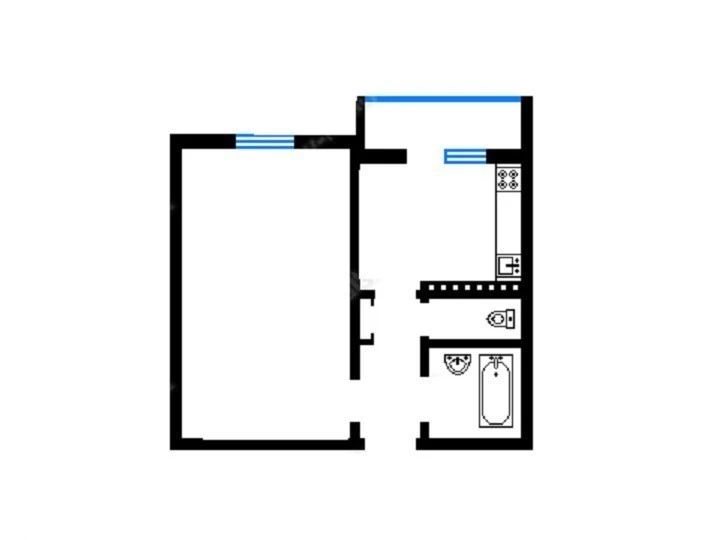 For sale 1-room apartment 36 m², Volodymyr Mayakovsky str.