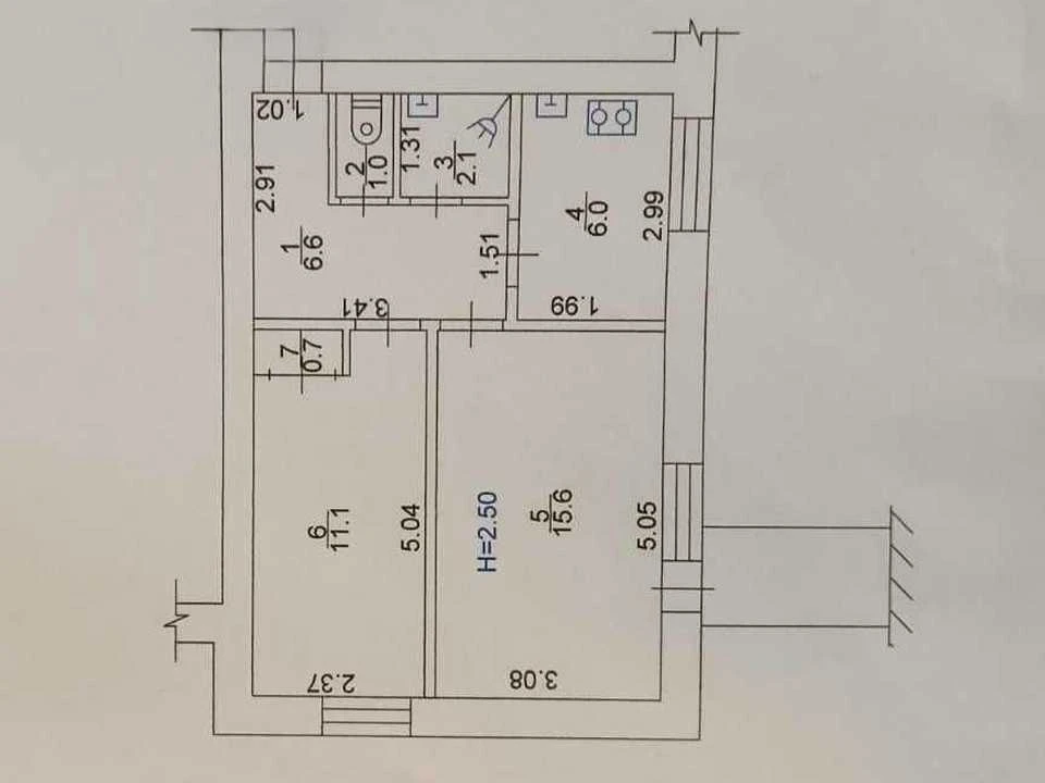 Apartment. Dnipro, Pylypa Orlyka Ave. (Ilycha)