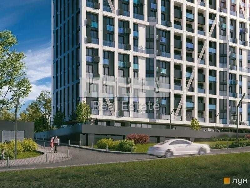 2-room apartment for sale 80m2 Nordica Residence Zaliznychne shosse 45