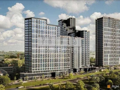 2-room apartment for sale 80m2 Nordica Residence Zaliznychne shosse 45