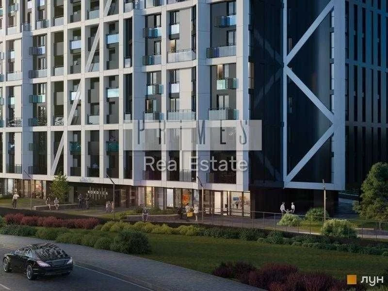 2-room apartment for sale 80m2 Nordica Residence Zaliznychne shosse 45