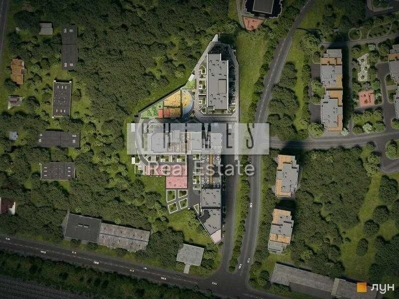 2-room apartment for sale 80m2 Nordica Residence Zaliznychne shosse 45