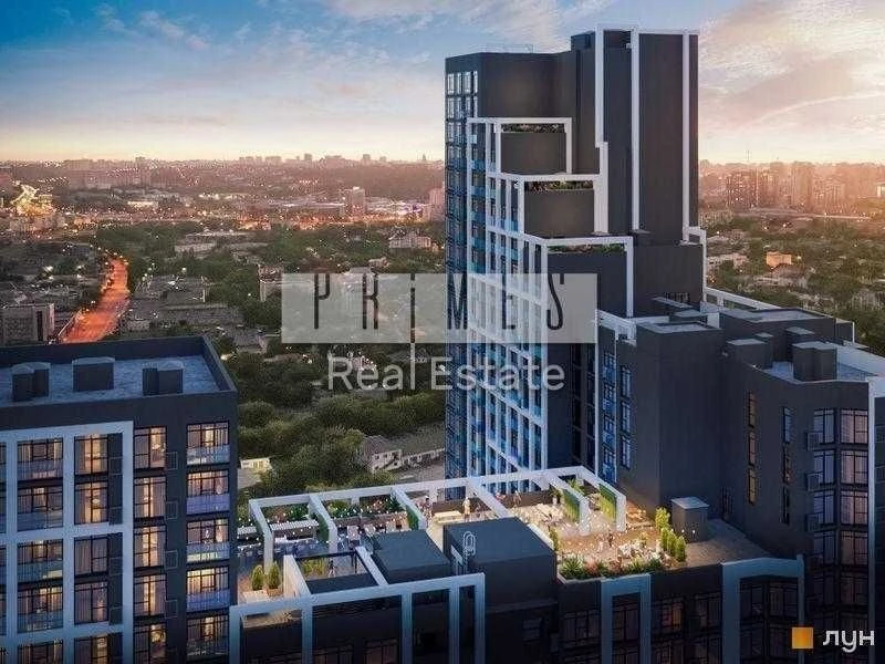 2-room apartment for sale 80m2 Nordica Residence Zaliznychne shosse 45