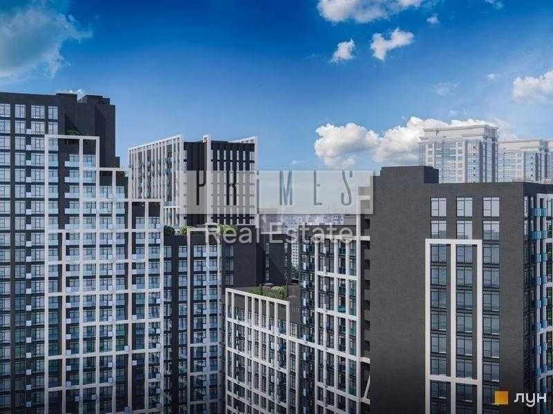 2-room apartment for sale 80m2 Nordica Residence Zaliznychne shosse 45